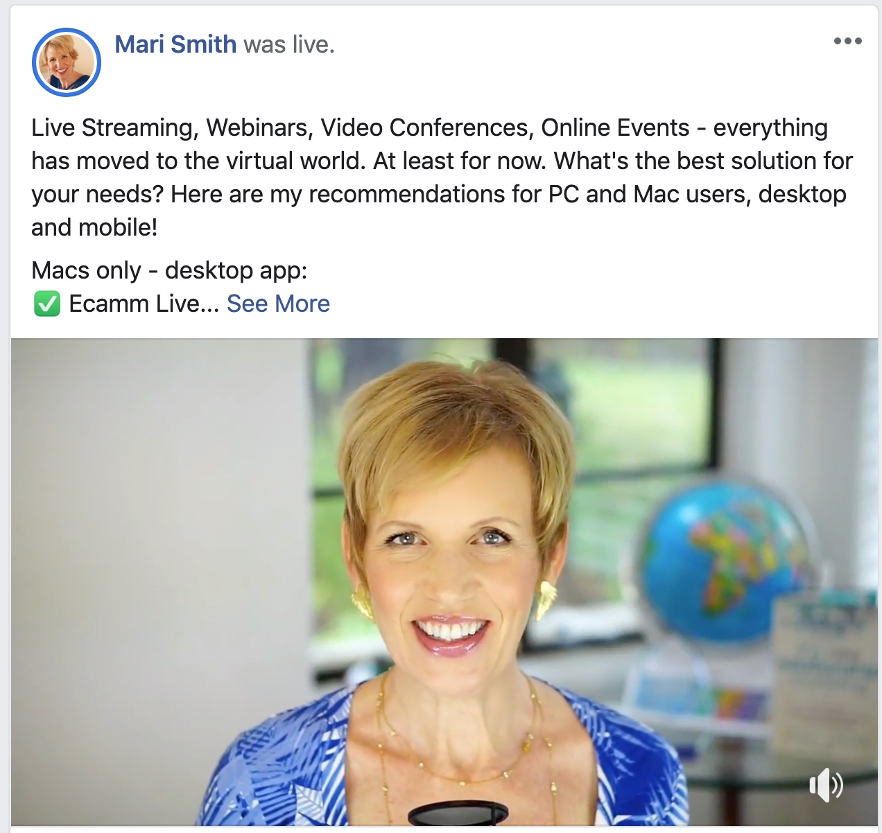 Mari Facebook Live Tools